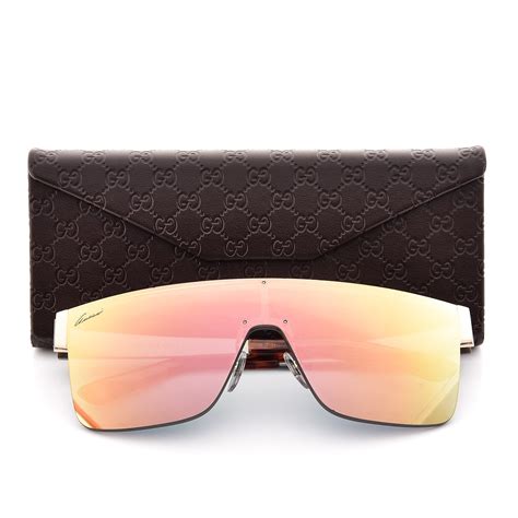 gucci reflective sunglasses|Gucci glasses unisex.